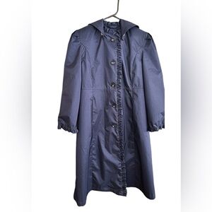 Genuine Rothschild Rain/Winter Dress Coat Girls 12 Hooded